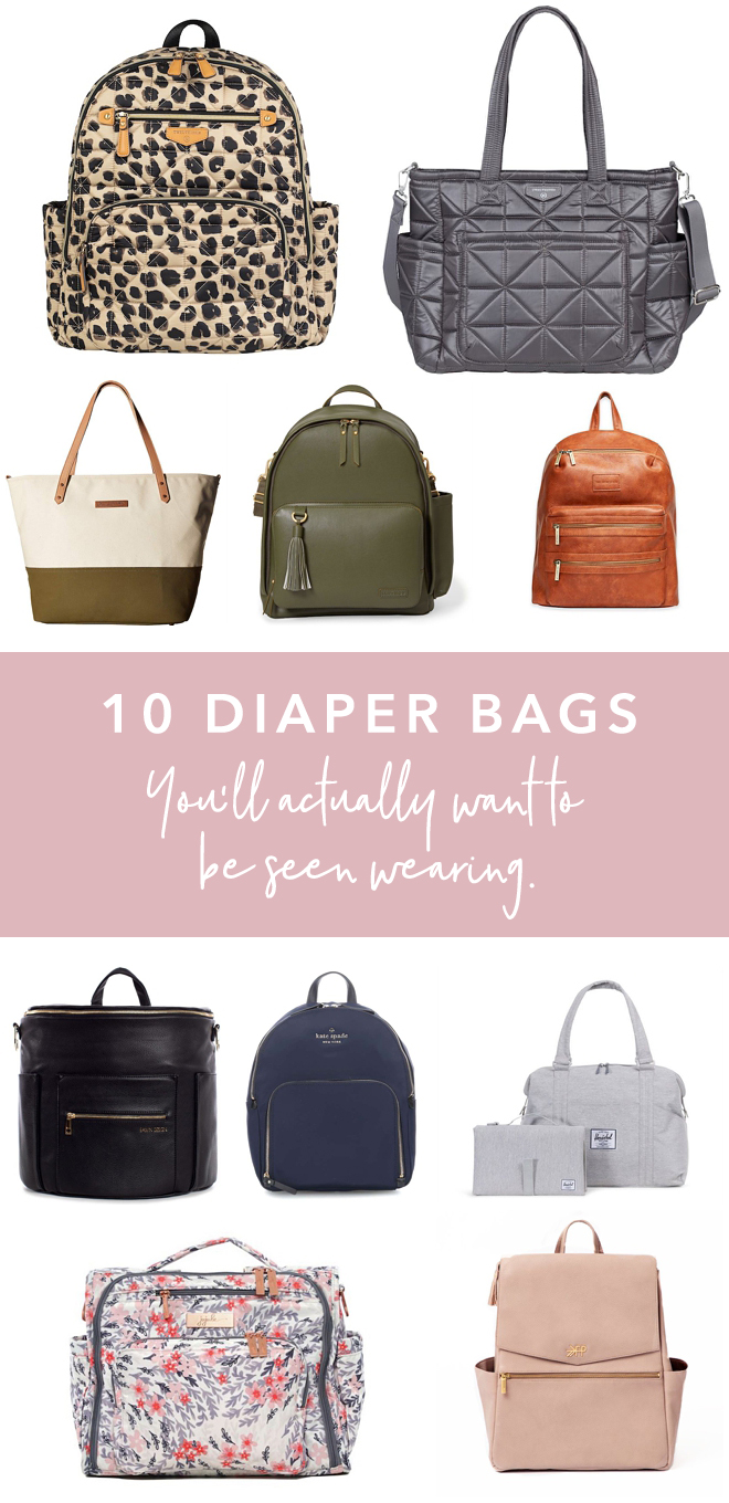10 Diaper Bags You’ll Actually Want To Be Seen Carrying!