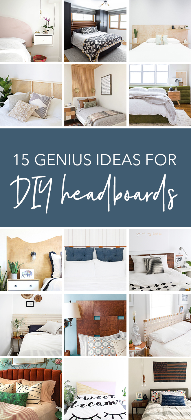 15 Genius DIY Headboard Ideas