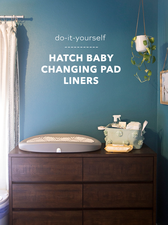 How to make fleece liners for your Hatch Baby Changing Pad