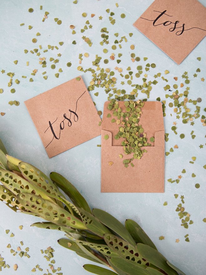 How To Make DIY Wedding Confetti with Flower Petals