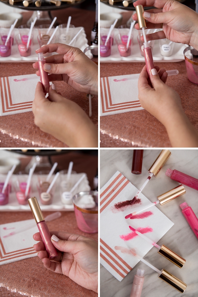 WOW, this DIY lip gloss bar is amazing!!