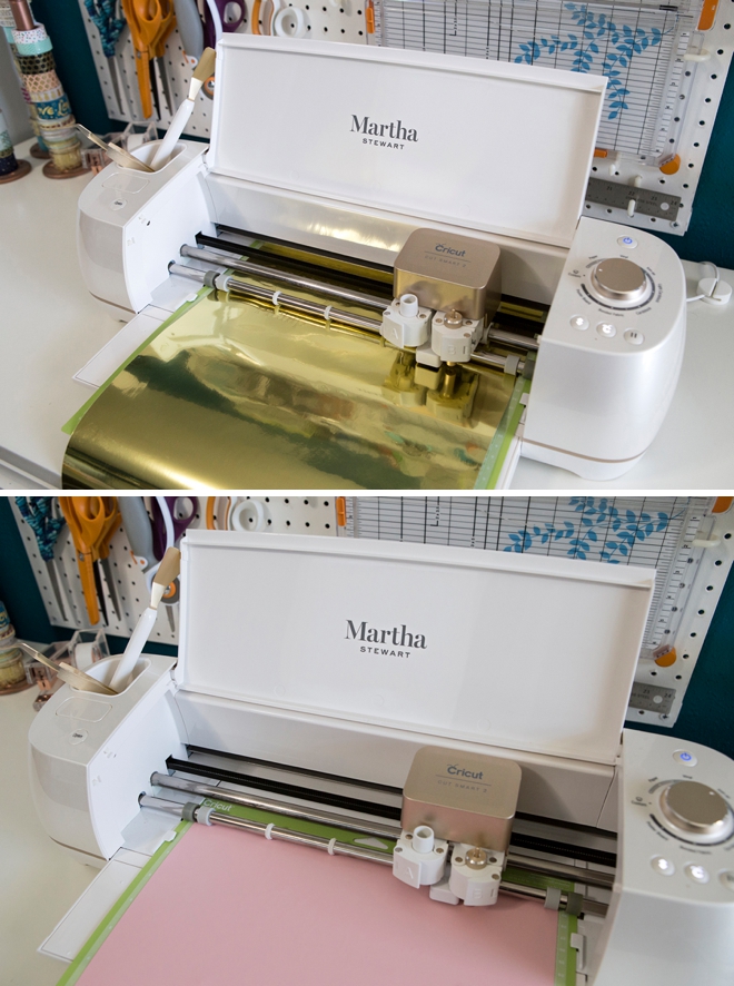 Use your Martha Stewart Cricut to personalize everything for your wedding!