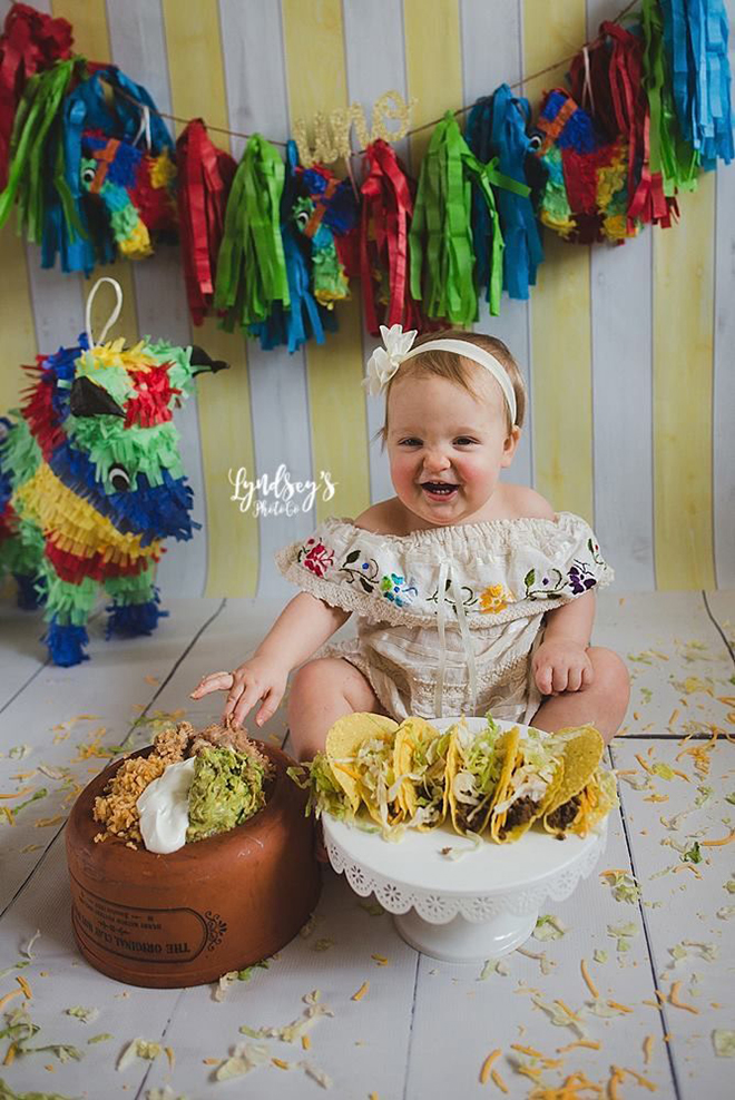 Taco Smash cake alternative, amazing idea!