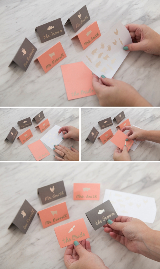 Learn how to make adorable custom Entree Seating cards using your Cricut Explore!