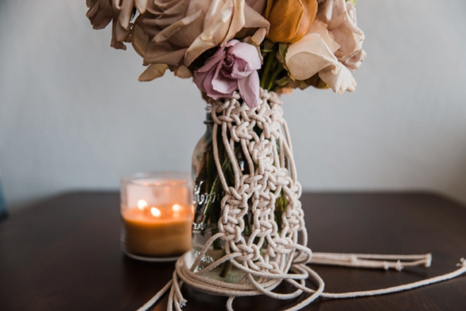 How To Create A Macrame Floral Bouquet Wrap