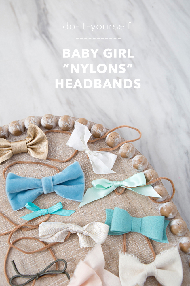 WOW! How To Make Baby Girl Headbands Using Nylons!