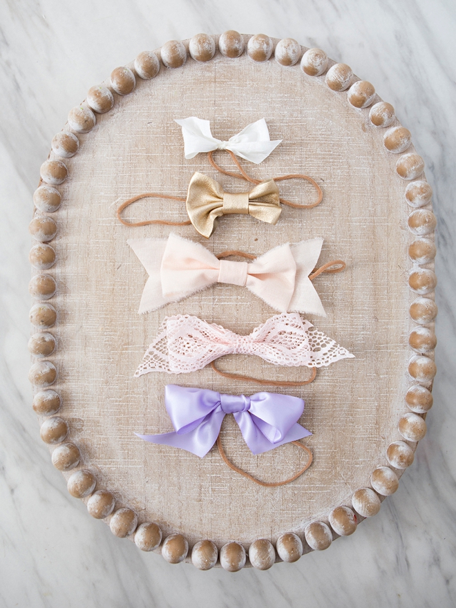 How to make baby girl headband bows using nylons!