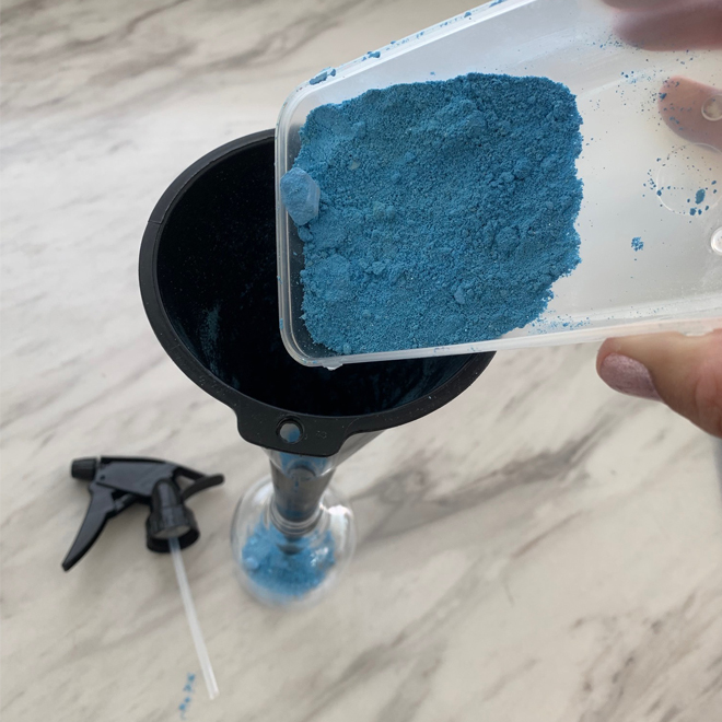 DIY Washable Chalk Spray Paint