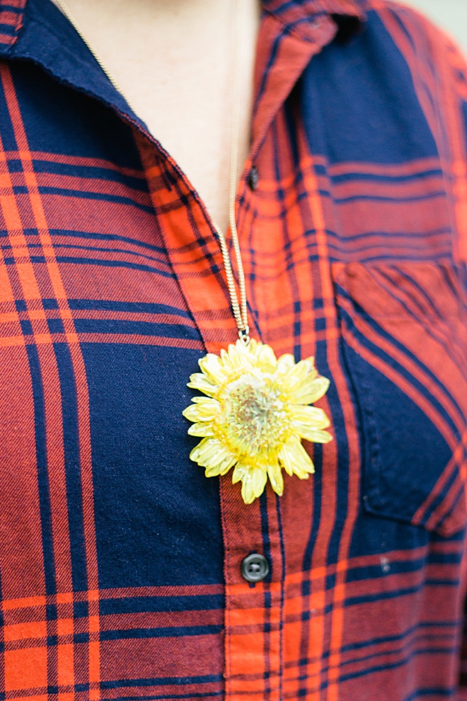 DIY Pressed Flower UV Resin Open Frame Pendant Necklaces — Wine & Sprinkles