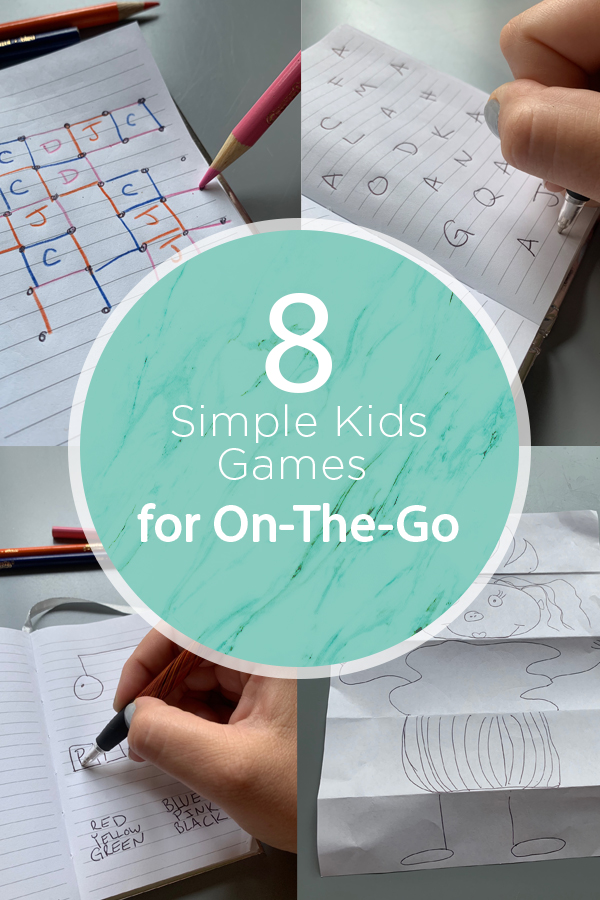 These super simple kids games are perfect for on the go entertainment!