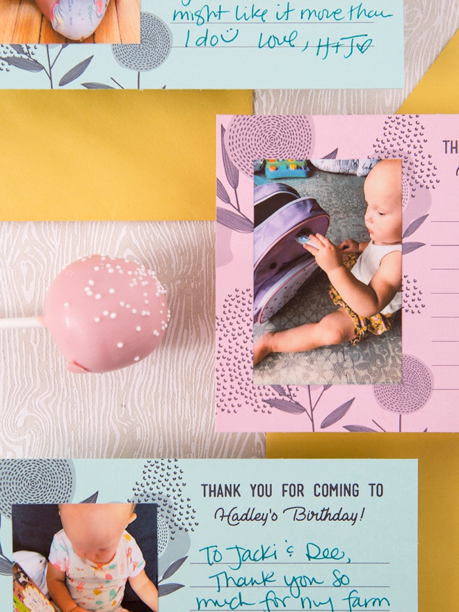 Free printable and editable photo thank you cards with Canon IVY!