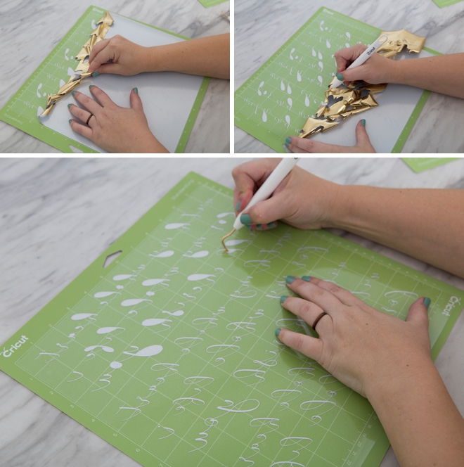 How to create your own custom wording table runner with Cricut and Martha Stewart!