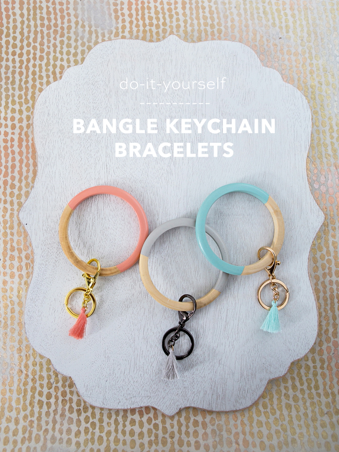 How To Make Adorable Bangle Keychain Bracelets, And They're Cheap!
