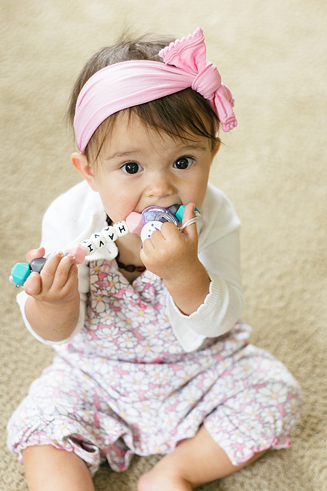 Your baby NEEDS this custom DIY pacifier clip!