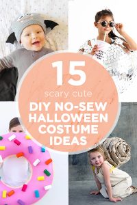 15 Adorable No Sew DIY Kids Halloween Costumes - Something Turquoise