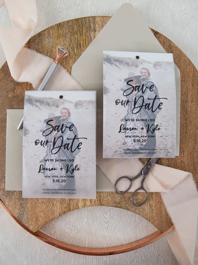 Edit and print these save the date invitations for free!