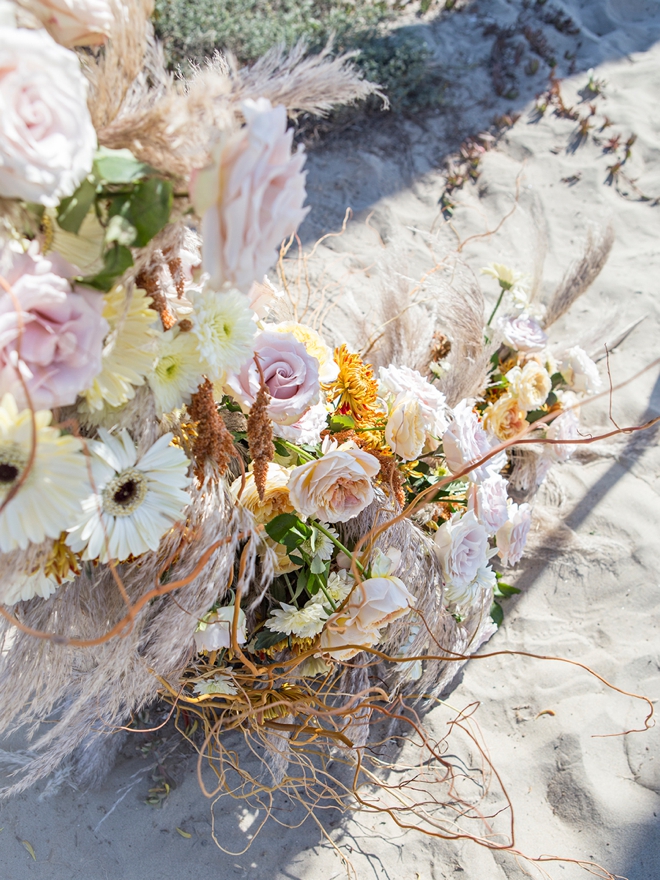 How to arrange your own wedding arch flowers, the easy way!