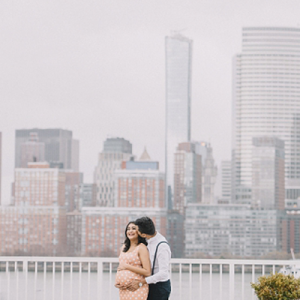 OMG! We're crushing on this adorable Jersey City baby shower and this adorable Mr. and Mrs!