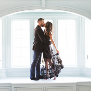We can't get enough of this dreamy Mr. and Mrs. and their gorgeous styled engagement session!
