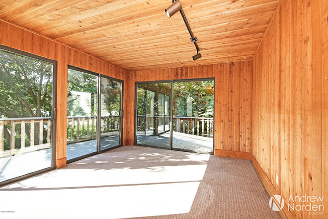 Bright and Modern Sunroom Makeover - before