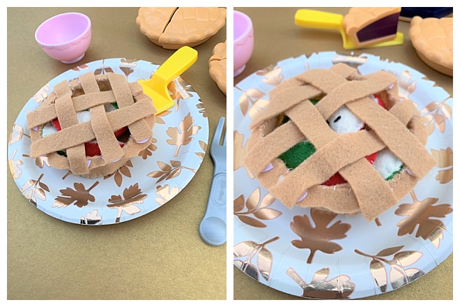 Felt Apple Pie Making Toy Kit