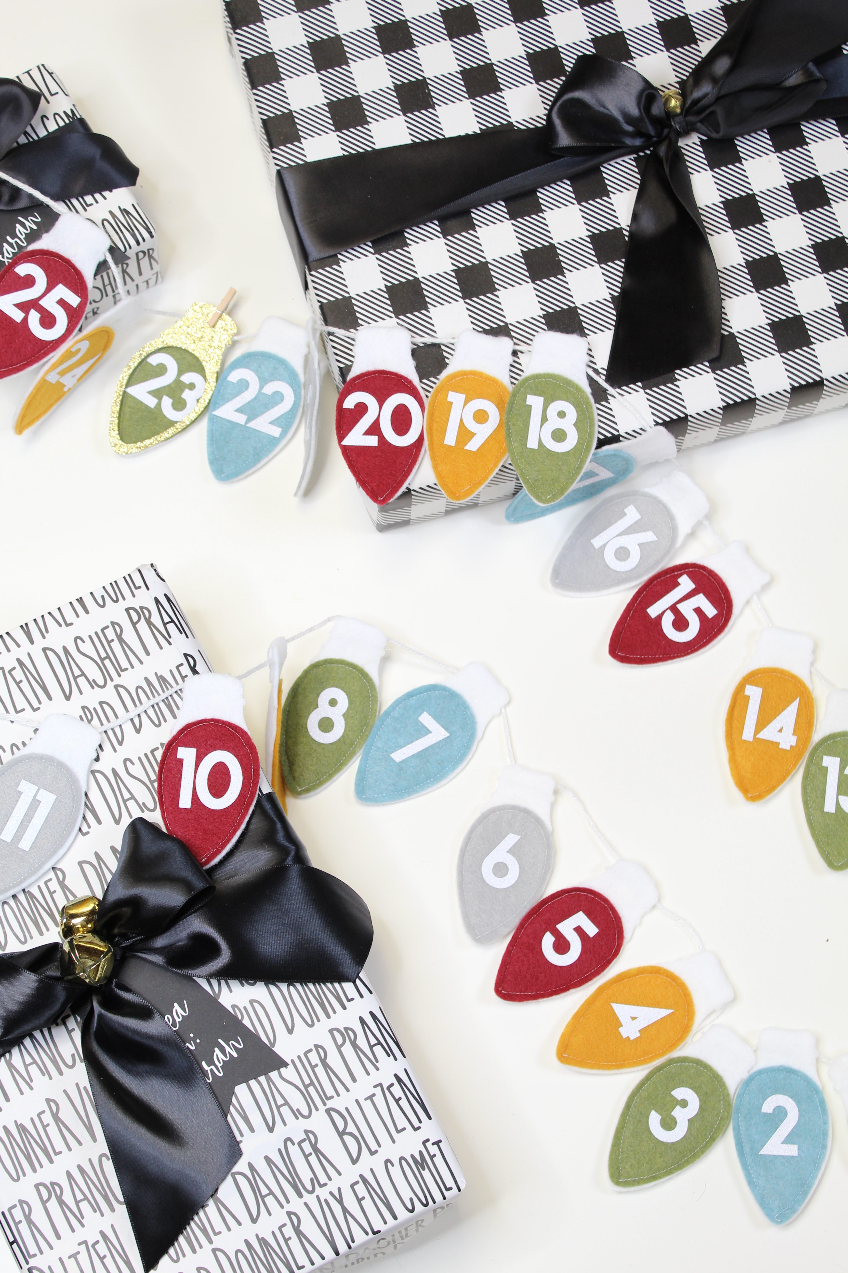 Get in the holiday spirit with this DIY felt advent banner!