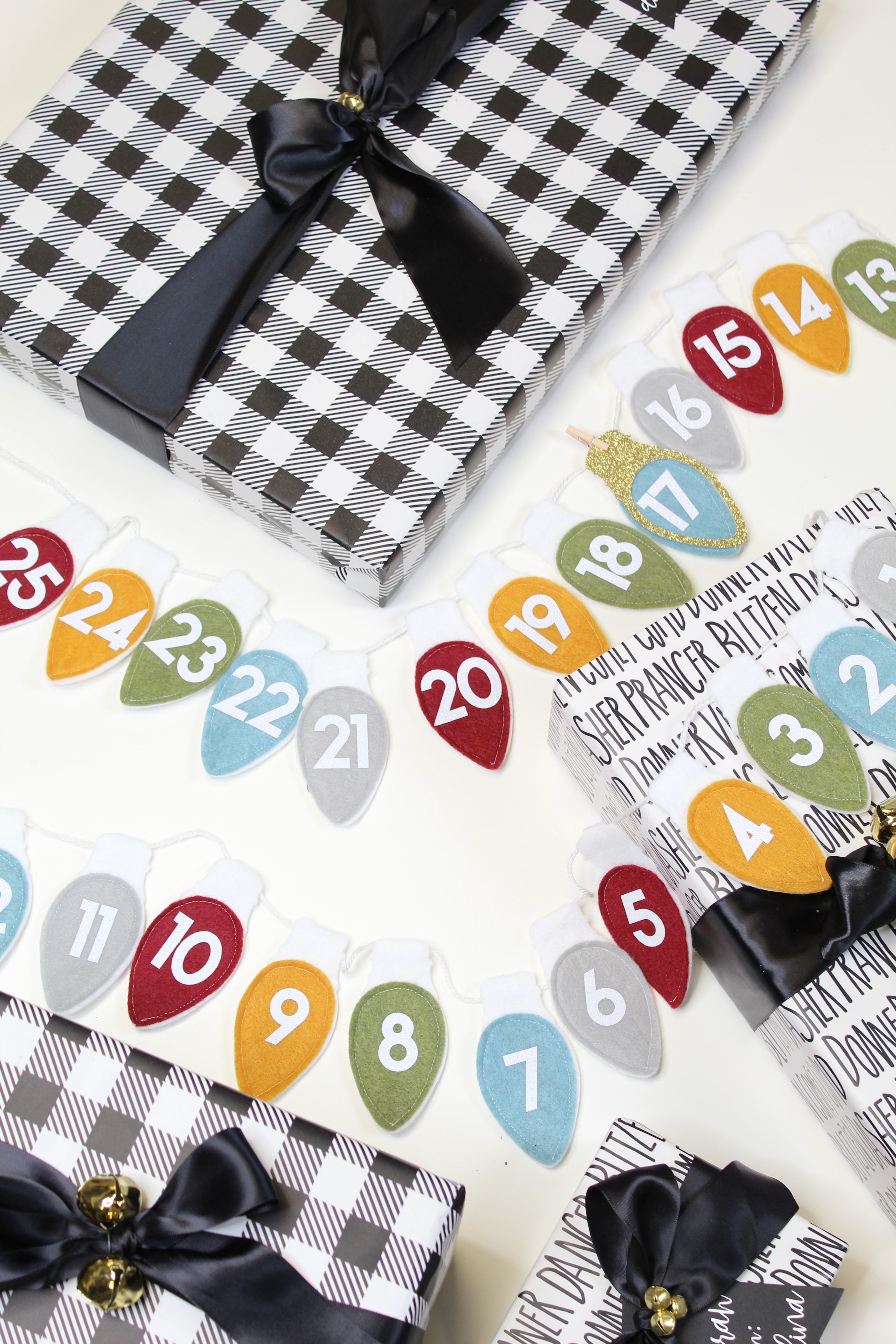 Get in the holiday spirit with this DIY felt advent banner!