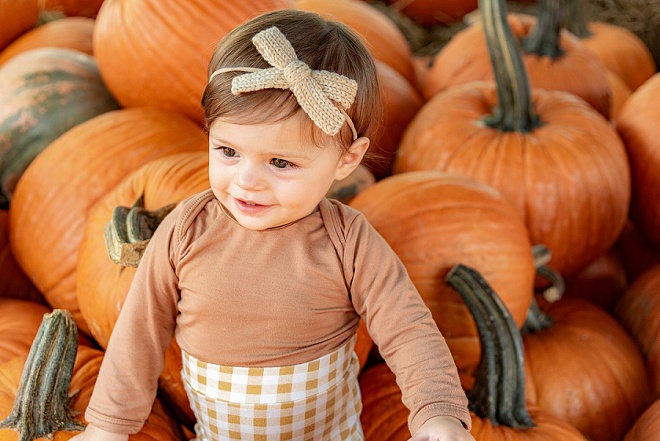 Super Adorable Fall Session at the Pumpkin Patch