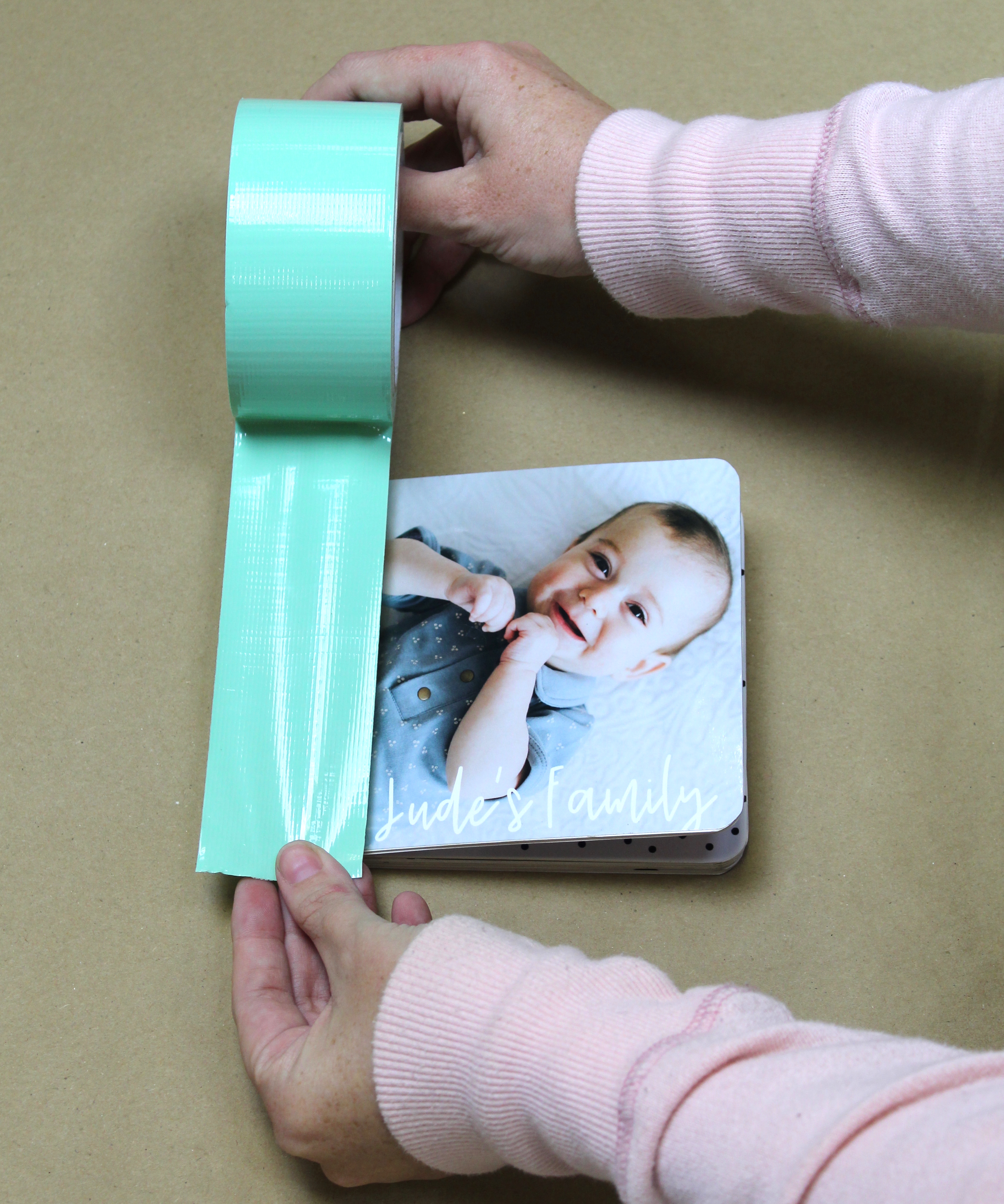 Create a totally adorable family board book for the little in your life!