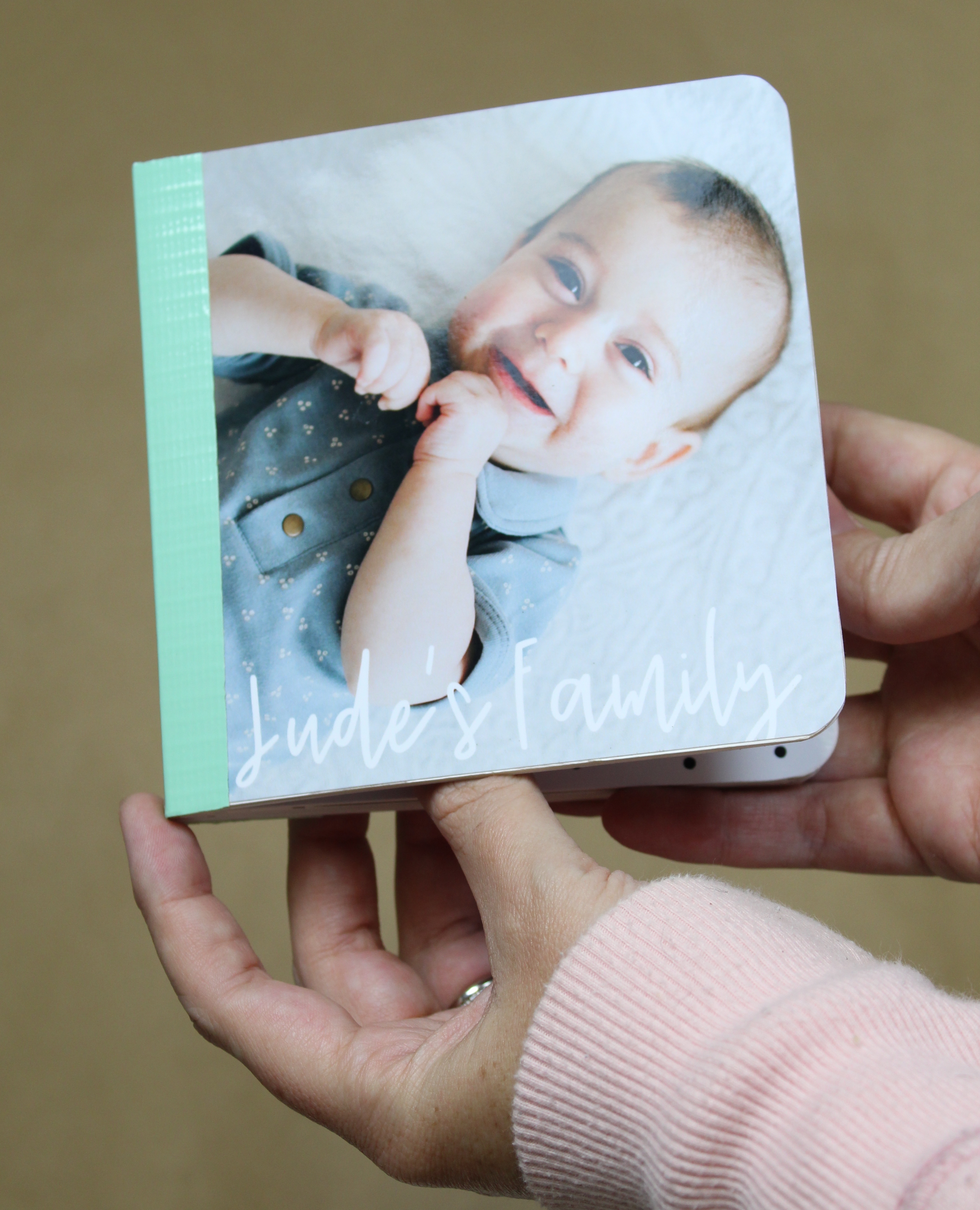 Create a totally adorable family board book for the little in your life!