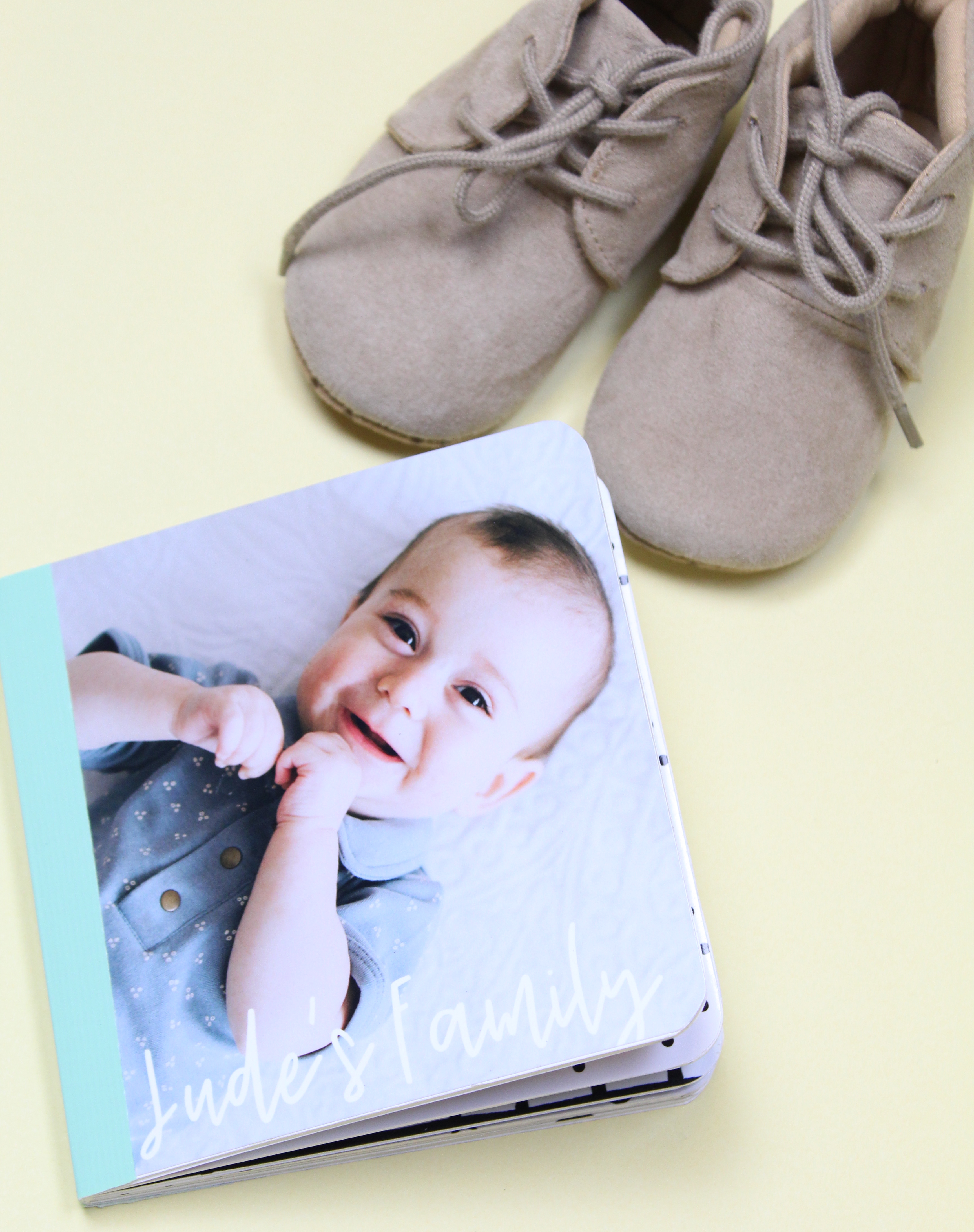 Create a totally adorable family board book for the little in your life!