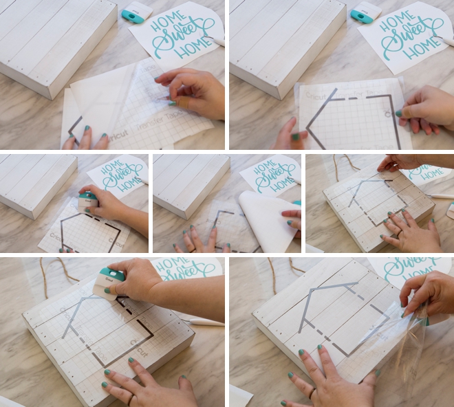 Use your Cricut to make a sweet house warming gift for a friend!