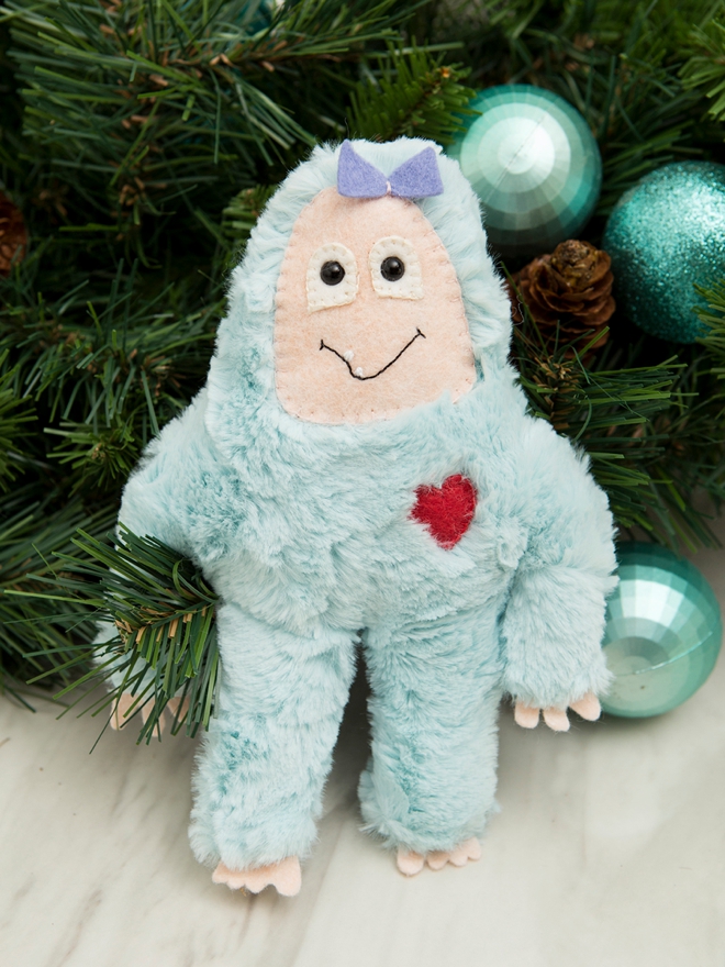 Learn how to sew your own yeti and big foot stuffies!