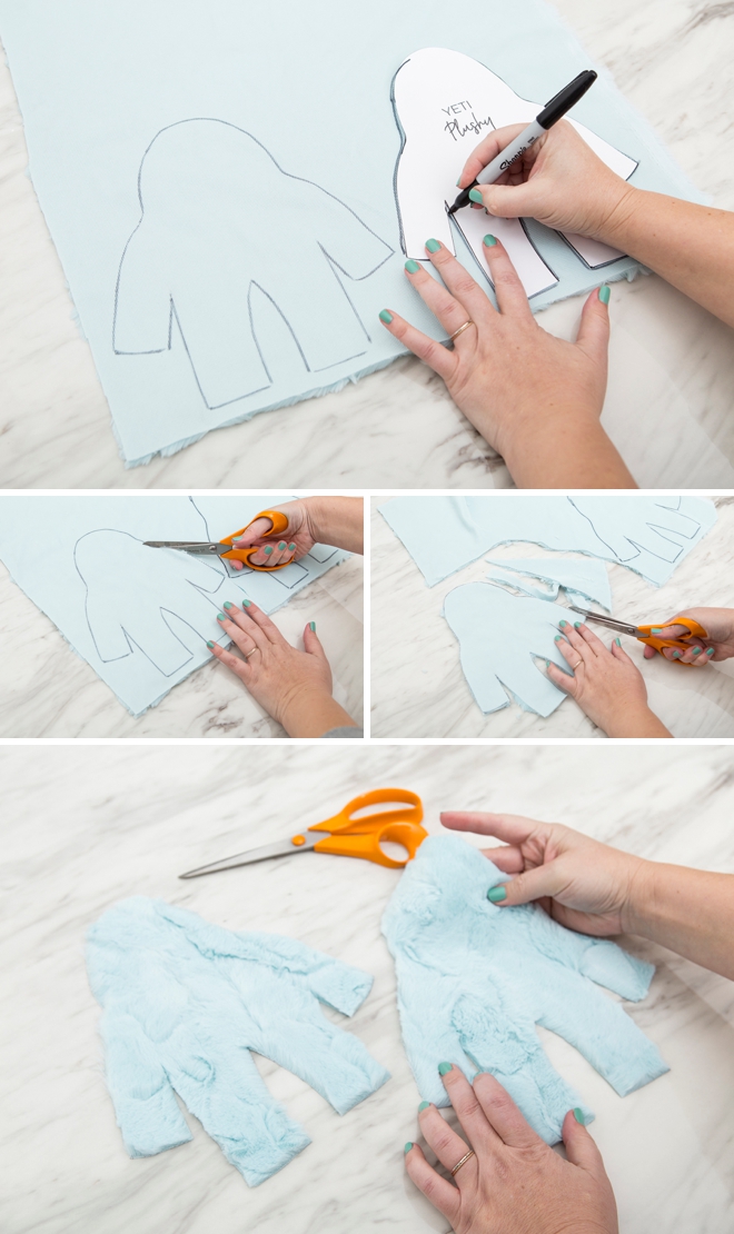 Learn how to sew your own yeti and big foot stuffies!