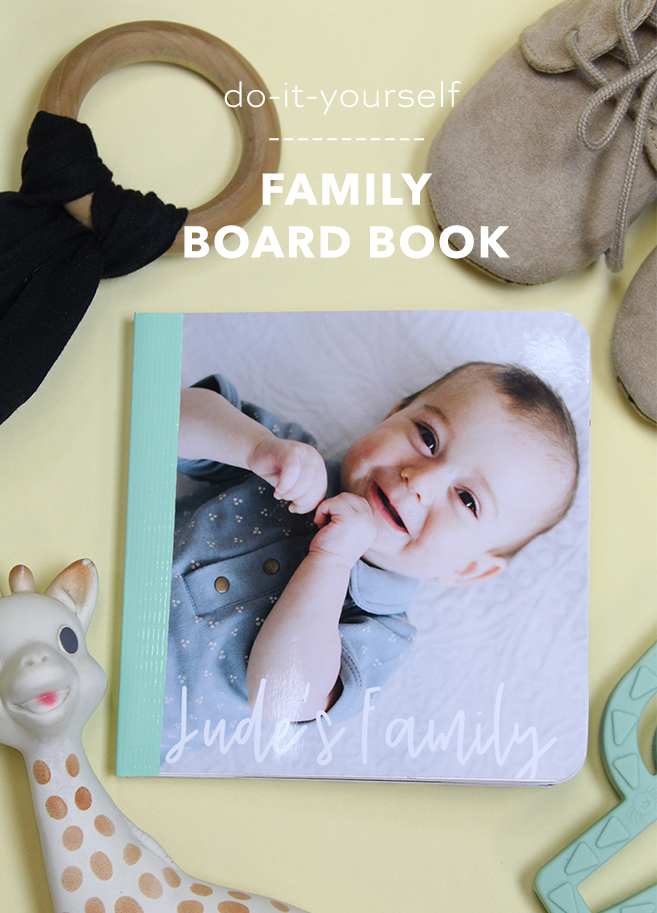 Create a totally adorable family board book for the little in your life!