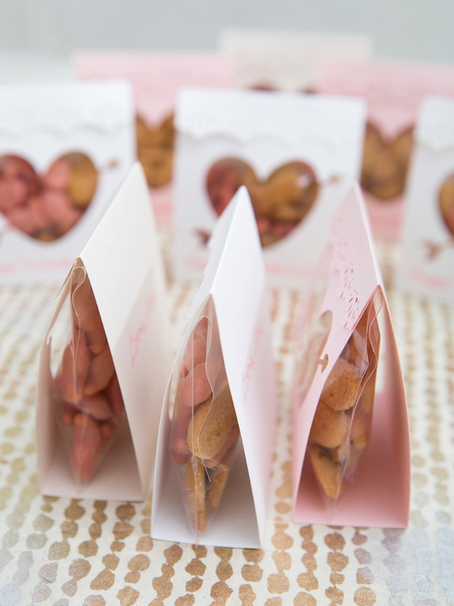 Use your Cricut to cut and make these Valentine treat pouches!