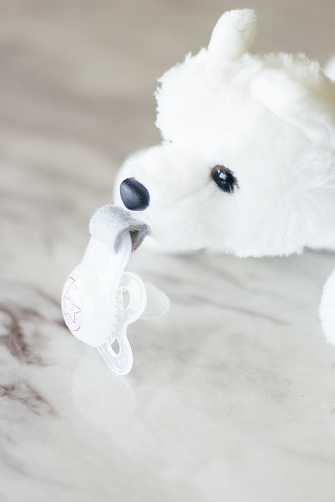 HOW CUTE! Now you can make a personalized stuffed animal pacifier holder!