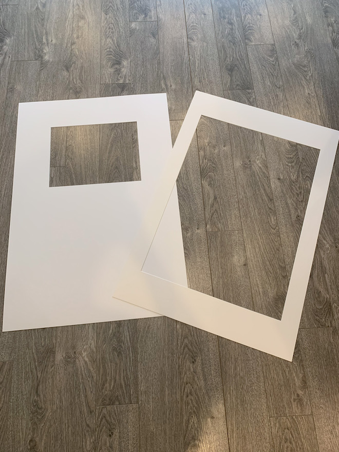 Make a Big Impact with Small-Scale Art: Gallery Frames with Oversized Mats