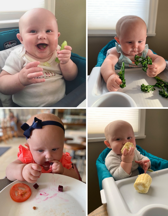 Here's an amazing list of foods and tips for Baby-led Weaning!