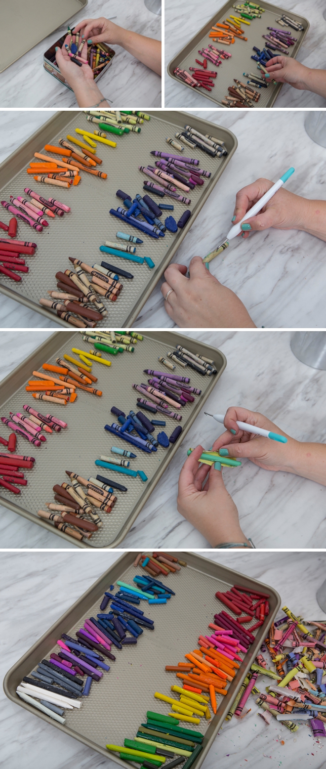  Comment faire des crayons d'alphabet marbrés!