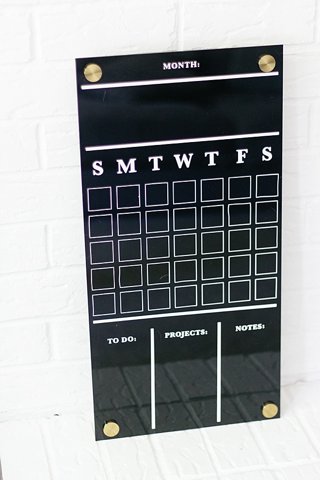 Obsessing over our new wall calendar make with @officialcricut