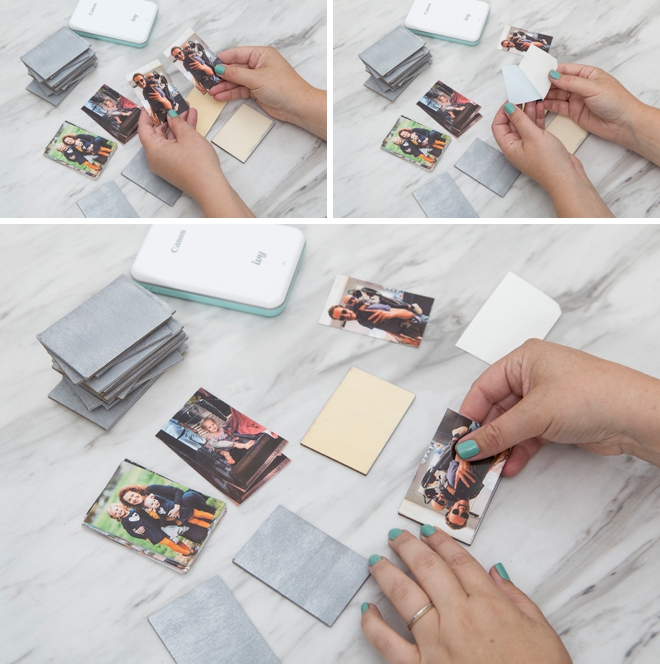 Use your Canon IVY mini printer to make the most adorable photo memory matching game!