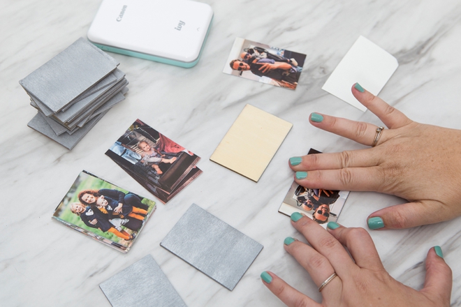 This DIY photo memory matching game is the perfect quarantine project!