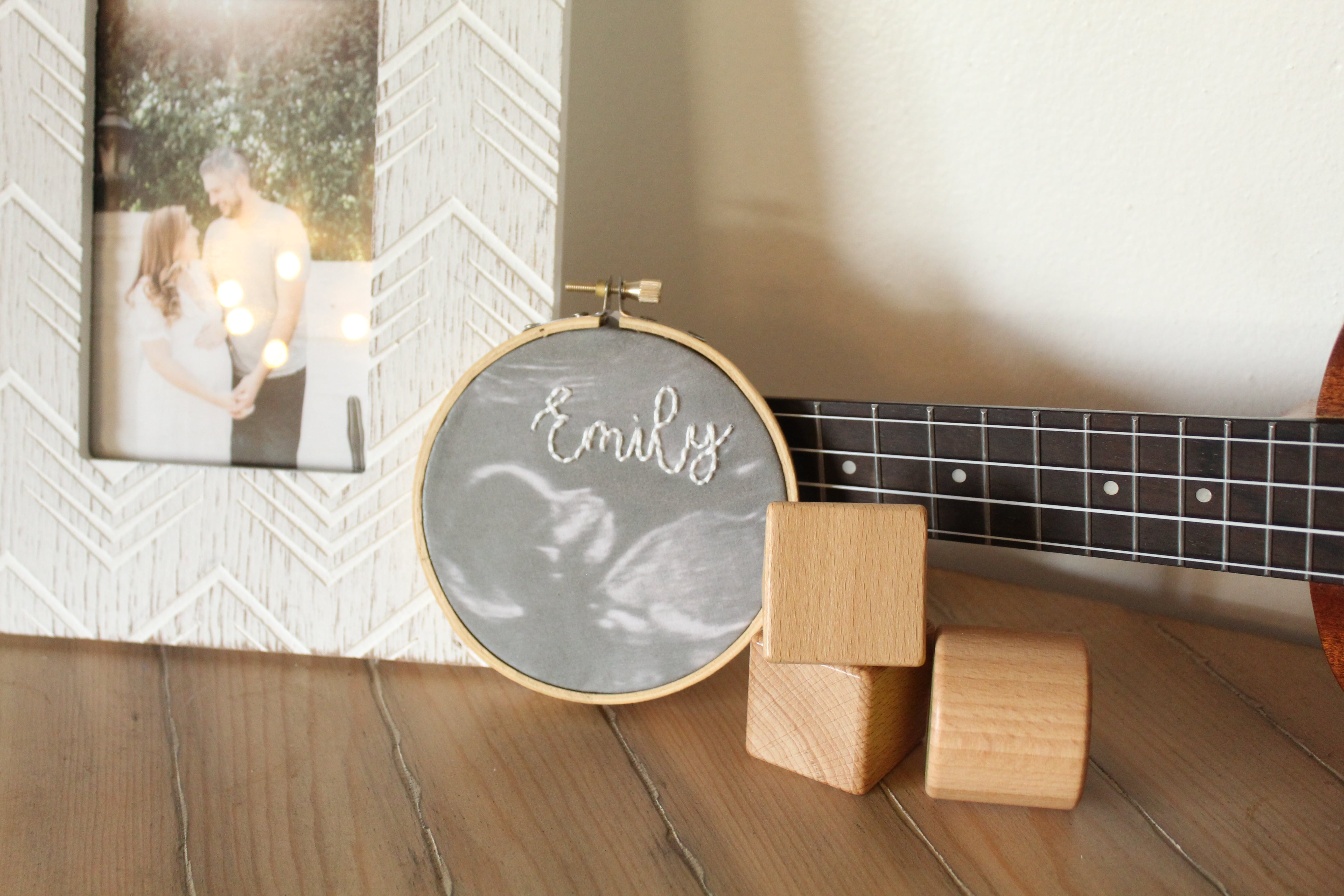 You don't want to miss this DIY Ultrasound Embroidery Hoop!