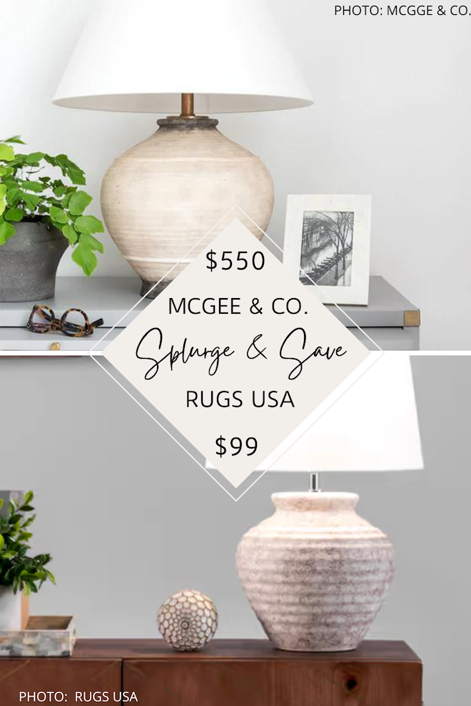 These McGee and Co. Malta table lamp dupes are from Pottery Barn and will give you the Studio McGee look for less. They would look great as bedroom lighting, living room lighting, or a home office desk lamp. #style #copycat #dupes #2022 #lookforless #decor #design