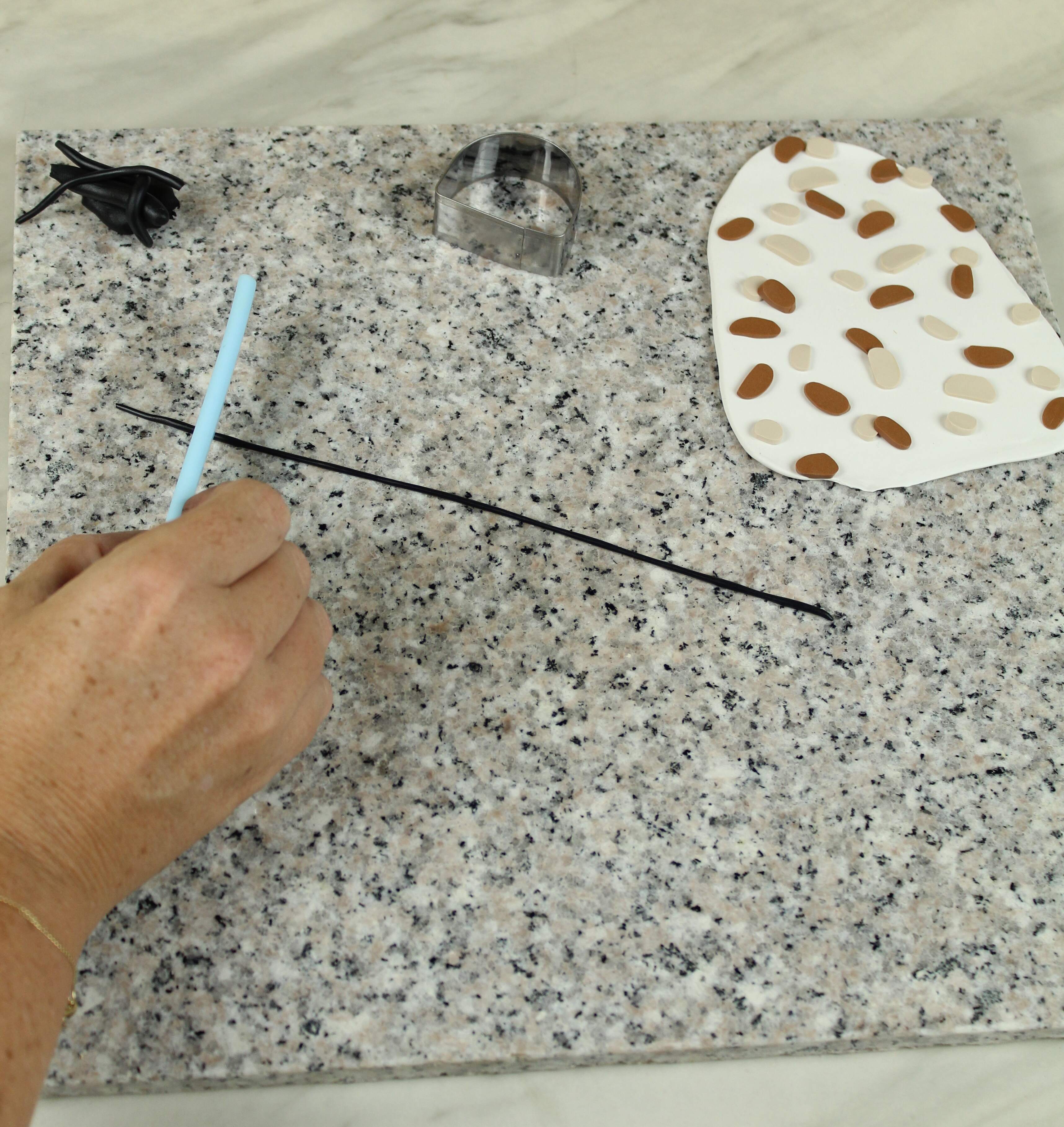 How To Make Modern Terrazzo Style Clay Drawer Pulls - Something