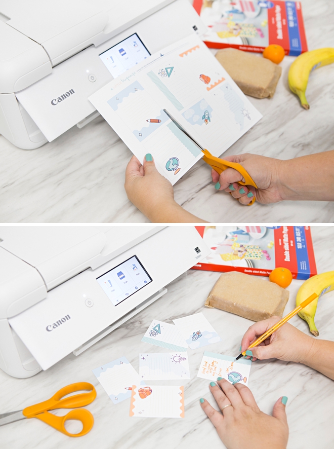 60 FREE printable lunch box notes with Canon!