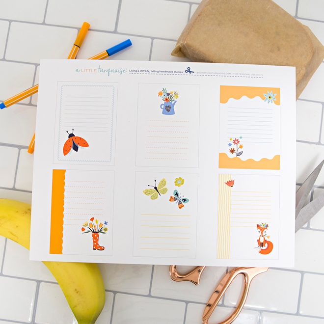 60 FREE printable lunch box notes with Canon!