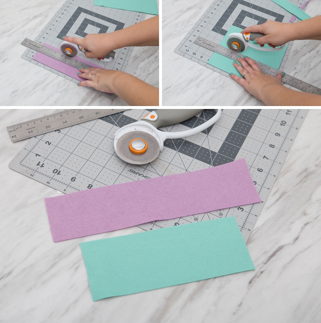 How to make a no-sew crayon holder with felt!