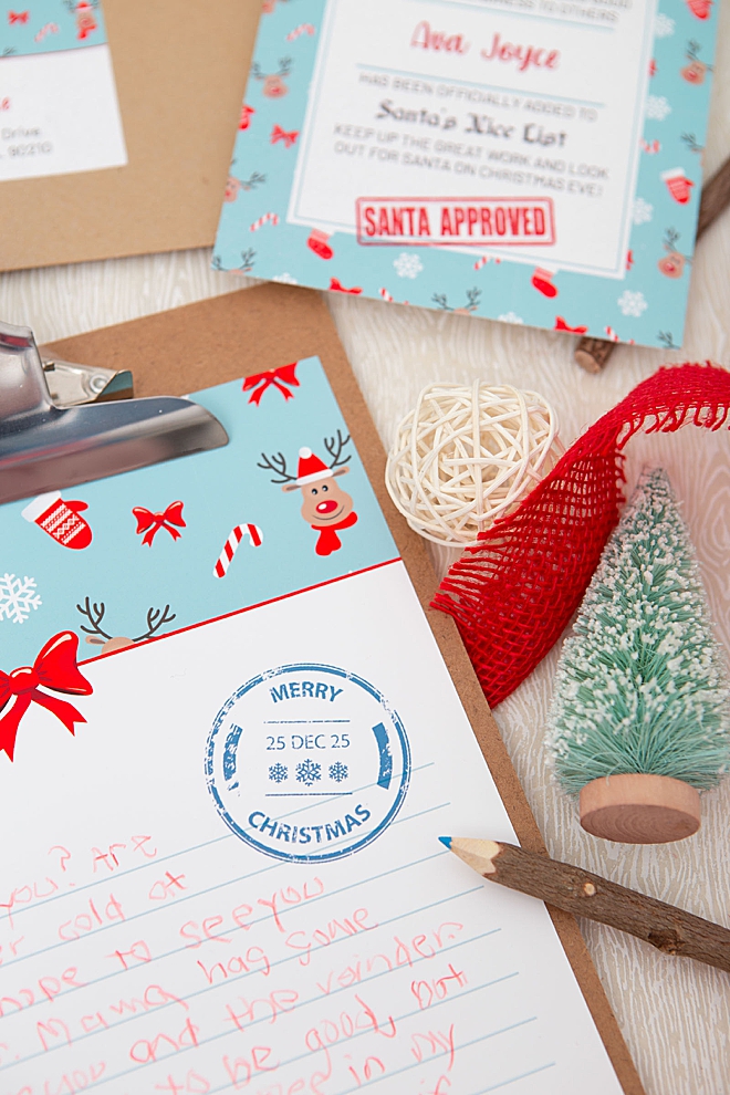 This darling Santa Letter Suite is FREE to print!